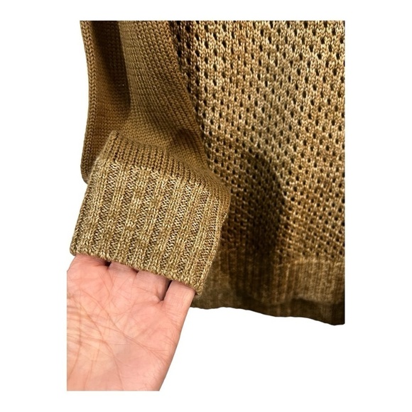 MM Couture | Multi Brown Toned Crewneck Pullover Sweater - Picture 4 of 12